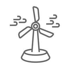 Wind Turbine icon design