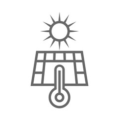Solar Thermal icon design
