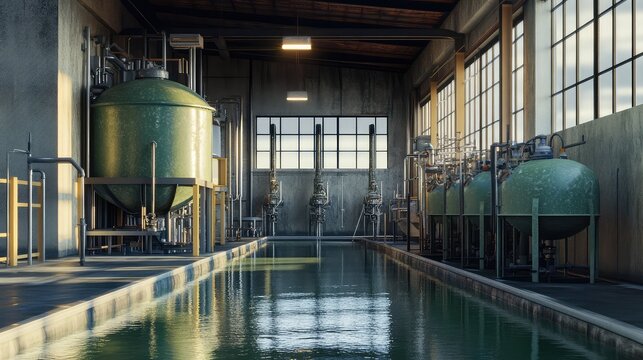 chlorination water treatment plant