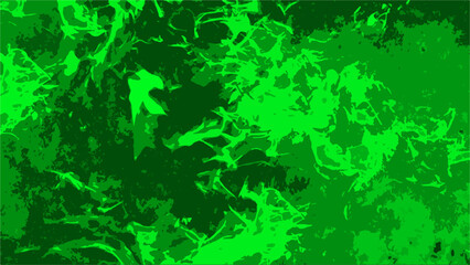 Abstract vibrant camouflage pattern with overlapping, leaf-like shapes in various shades of green neon to deep forest tones. Digital, high-contrast aesthetic, ideal for tactical design, military-style