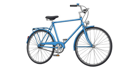 Fototapeta premium bicycle isolated on white