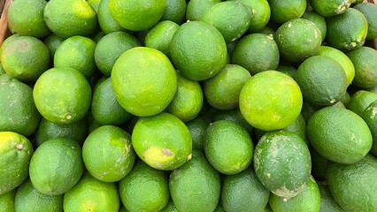 Close up local oranges