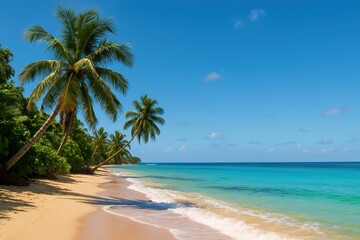 Fototapeta premium Tropical paradise beach scene.