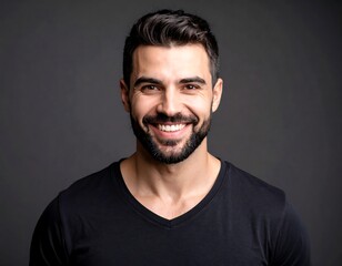 Fototapeta premium Portrait of a smiling man (2)