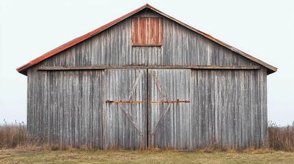 Fototapeta premium rustic gray barn wood