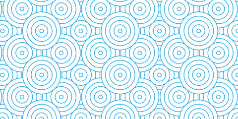 Blue fabric textile seamless stripe create retro line pattern background. Minimal blue fabric textile Overlapping Pattern diamond geometric wave abstract circle wave line. 