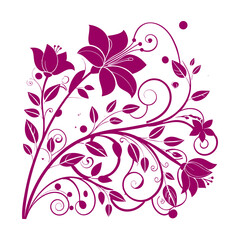 floral design element