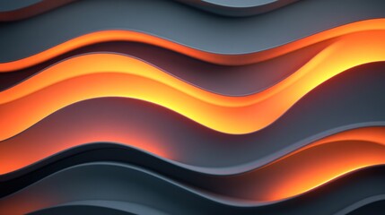 Abstract background with a colorful fluid wave pattern and red-orange flowing lines for a dynamic wallpaper design