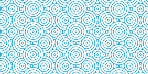 Blue fabric textile seamless stripe create retro line pattern background. Minimal blue fabric textile Overlapping Pattern diamond geometric wave abstract circle wave line. 