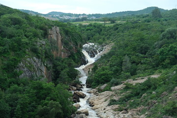 Majestic Waterfall at Lowveld National Botanical Garden