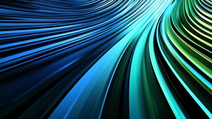 sky blue and green lines