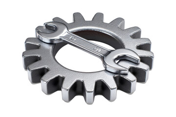 Maintenance action gear workshop image closeup