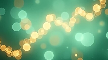 bokeh background, luxury bokeh lights, mint and gold bokeh, elegant background video, 4K bokeh loop, high resolution bokeh, flickering lights background, antique gold lights, mint green background, 