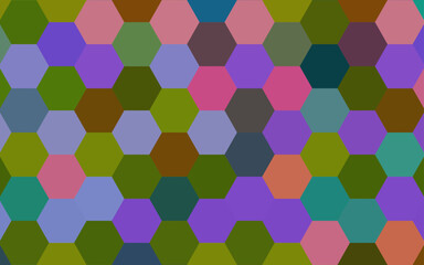 abstract background with hexagons