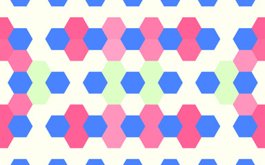 abstract background with hexagons