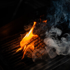 Grilling Steak in Fire and Smoke - Interior Kitchen