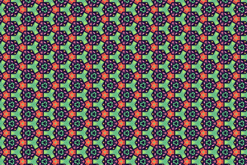 Oriental pattern for textiles, wallpaper, for use in graphics .