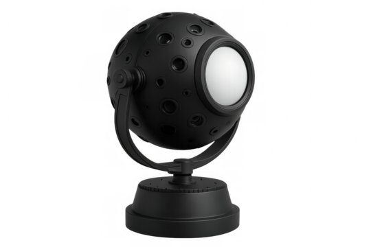 Home planetarium projecting stars and constellations, creating an immersive cosmic experience in any room with transparent background
