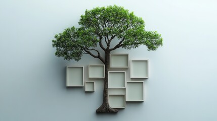 structure tree flow chart