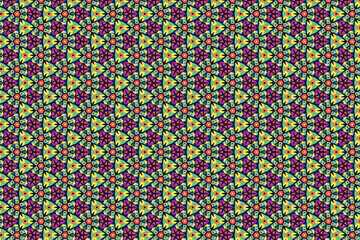 Oriental pattern for textiles, wallpaper, for use in graphics .