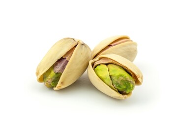 One unbleached 5 pistachio nuts vegetable produce plant.