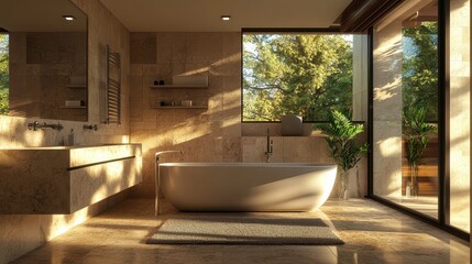 Fototapeta premium bathtub bathroom kitchen