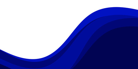 Abstract Curved Business Background with White Space for Corporate Banner or Presentation