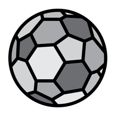 Obraz premium Football Vector Filled Icon Design