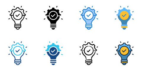 Disruptive Technology icon set multiple style collection 