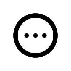 Fototapeta premium Vertical dots icon 