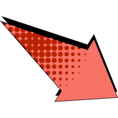 Comic Arrow Pop Art