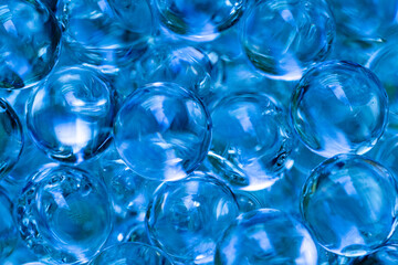やわらかいジェル状の球体を敷き詰めた背景