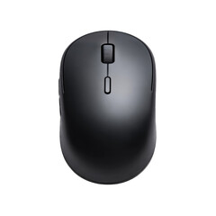 Dark gray wireless computer mouse