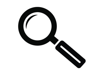 magnifying glass isolated on white