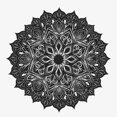 flat mandala art