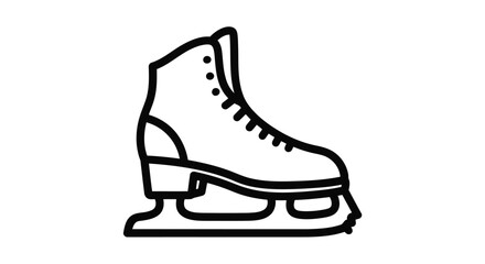 ice skates isolated on white