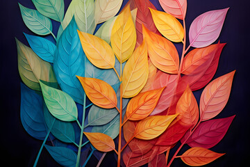 Leaves Template (pattern)