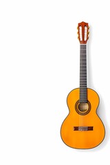 Fototapeta premium Guitar placed on plush cushions in a cozy living room, blending warmth, creativity, and comfort.