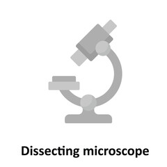 Dissecting microscope Vector Icon which can easily modify or edit