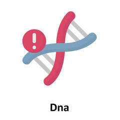 Dna Vector Icon which can easily modify or edit