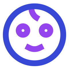 Fototapeta premium emoticon two tone icon set