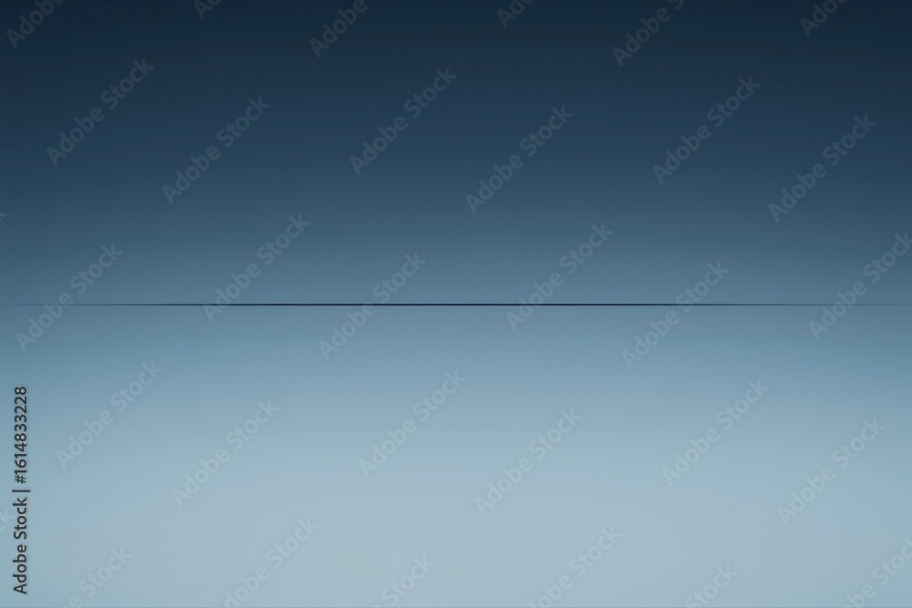 Poster abstract gradient background with a dark line across the center view silhouette
