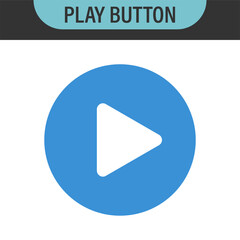 set of play button icons , including outlined and solid style, for media players apps, streaming platforms, and digital interfaces