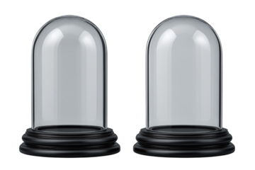 ドーム型のディスプレイケース。もしくはスノーグローブ