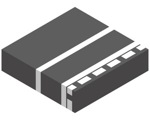 道路（白色の実線と駐停車禁止路側帯）
Roads (solid white lines and no parking/stopping roadside strips)