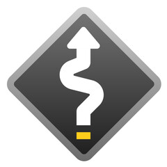 Arrow Road Sign Icon