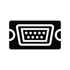 vga glyph icon illustration vector graphic.eps