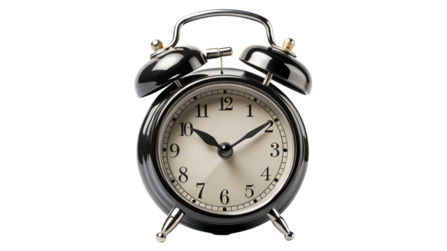 alarm clock isolated on white