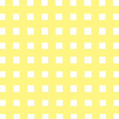 Simple Flat Checkered Surface Texture Background with Pale Yellow and White