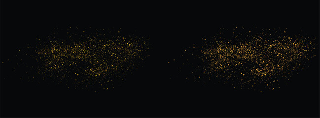 Golden gold glitter shiny luxury effect vector editable illustration background design. Gold glitter glow light confetti vector
